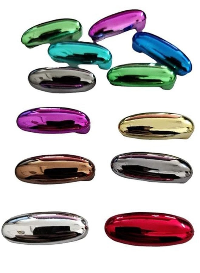 Rinpoche Oval Shape Plastic Safety Brooch Pins Scarf Pin Muslim Hijab Sari Pin Buckle Accessories for Women's and Girl's (Mutlicolor) (Pack Of 12) - Image 5
